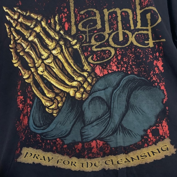 Vintage Lamb Of God Preying for the Cleansing Shirt - Picture 3 of 4